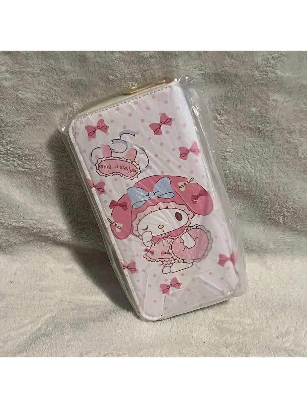 Pink My Melody zip wallet